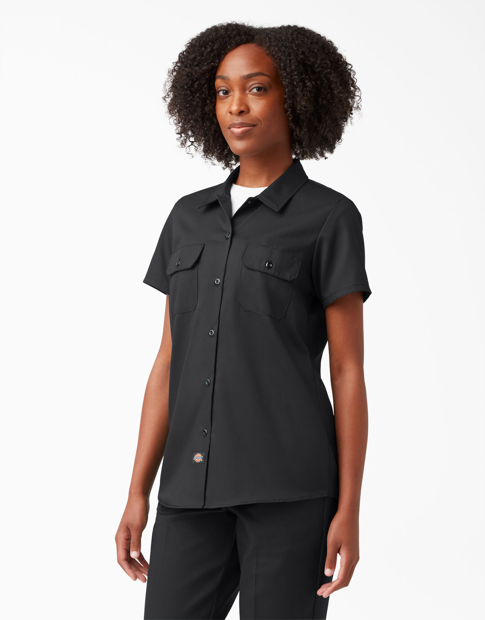 Short Sleeve Work Shirt | Womens Tops ...